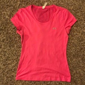 Hot Pink Under Armour Heat Gear T-Shirt